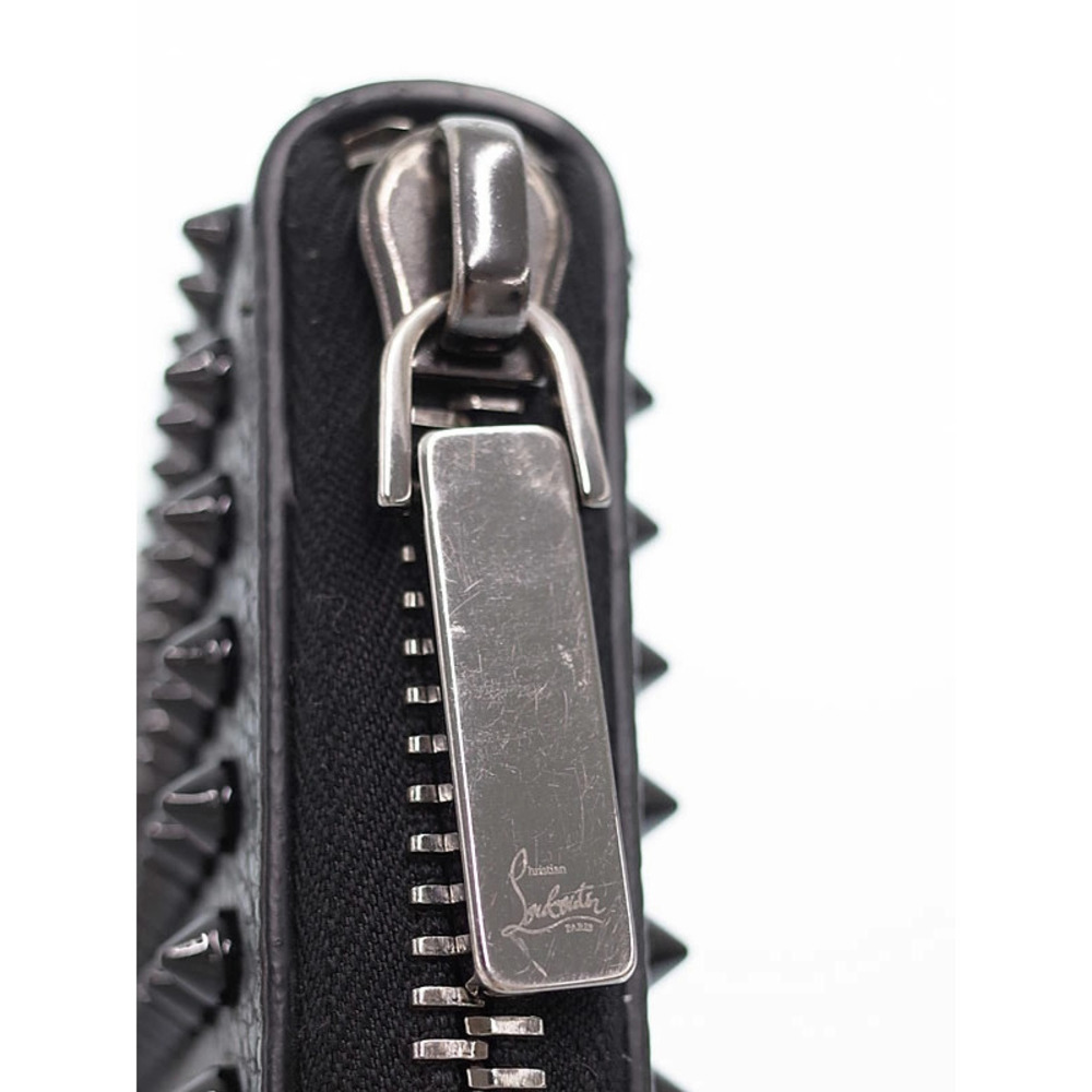 Christian Louboutin Panettone Studded Round Zipper Long Wallet - Picture 6 of 9
